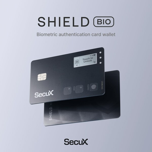  SecuX Introducing the Ultra-Slim Biometric Cold Wallet 