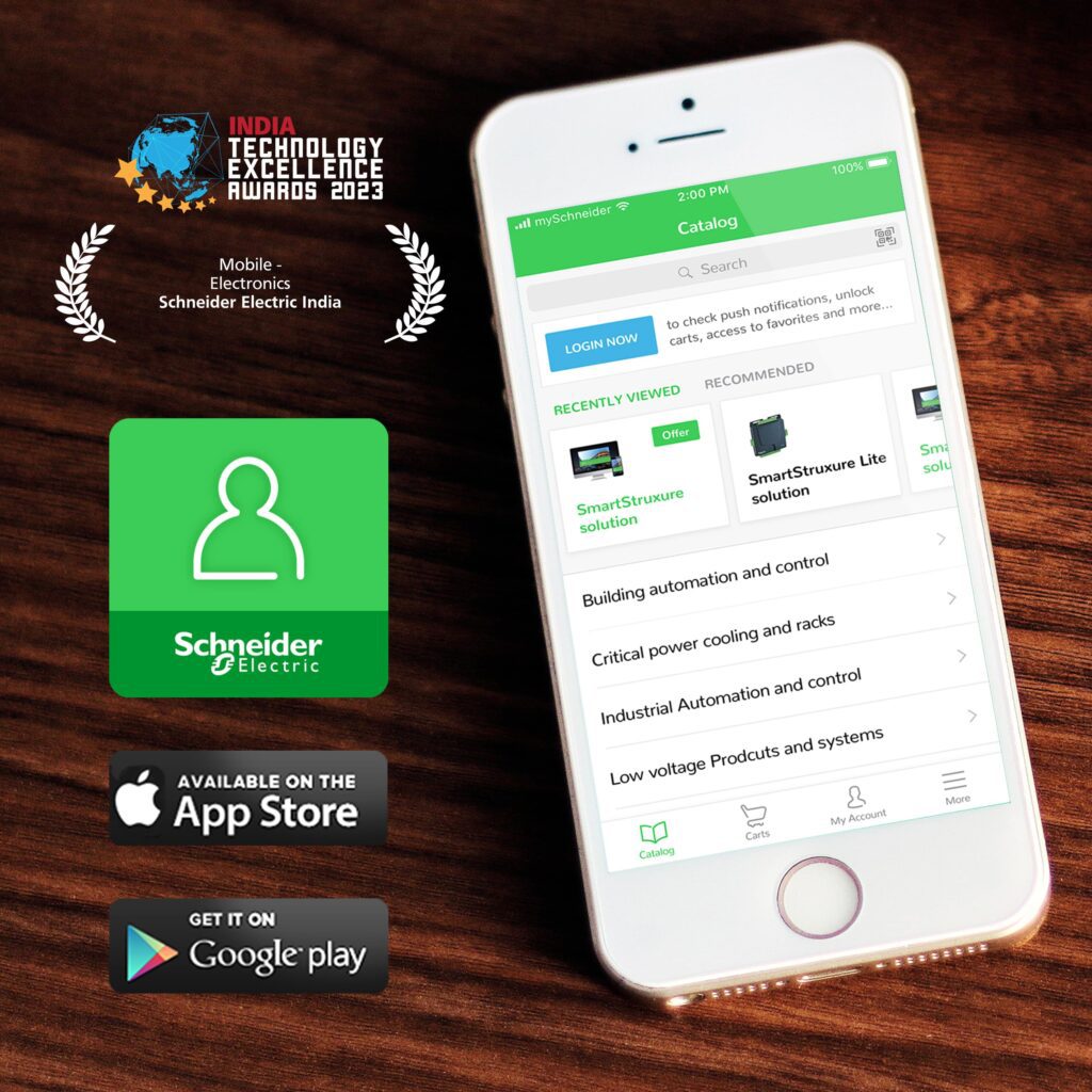  Schneider Electric honored with Asian Technology Excellence Award for mySchneider Electrician App