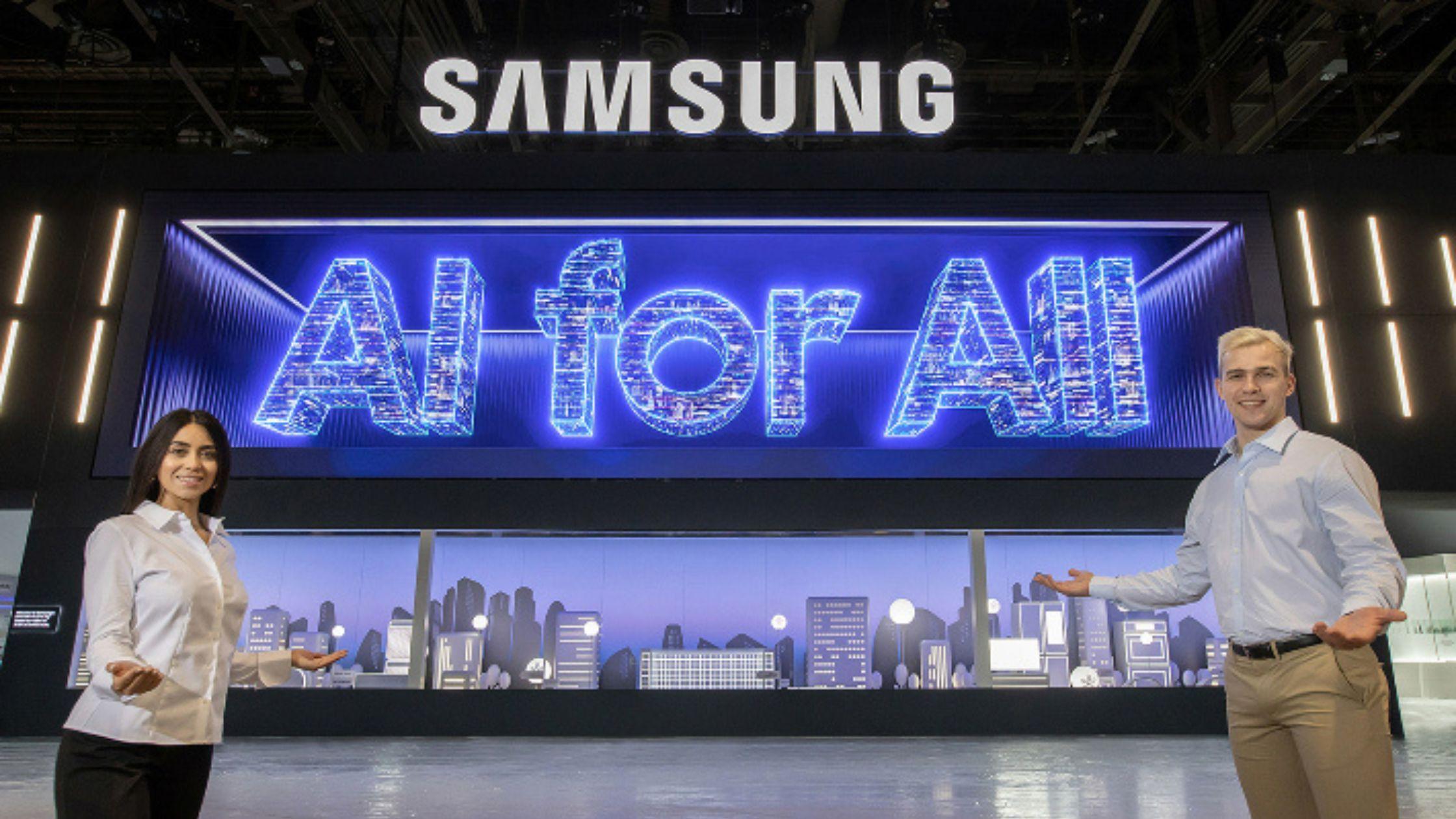 Samsung’s ‘AI for All’ Vision Unveiled at CES 2024