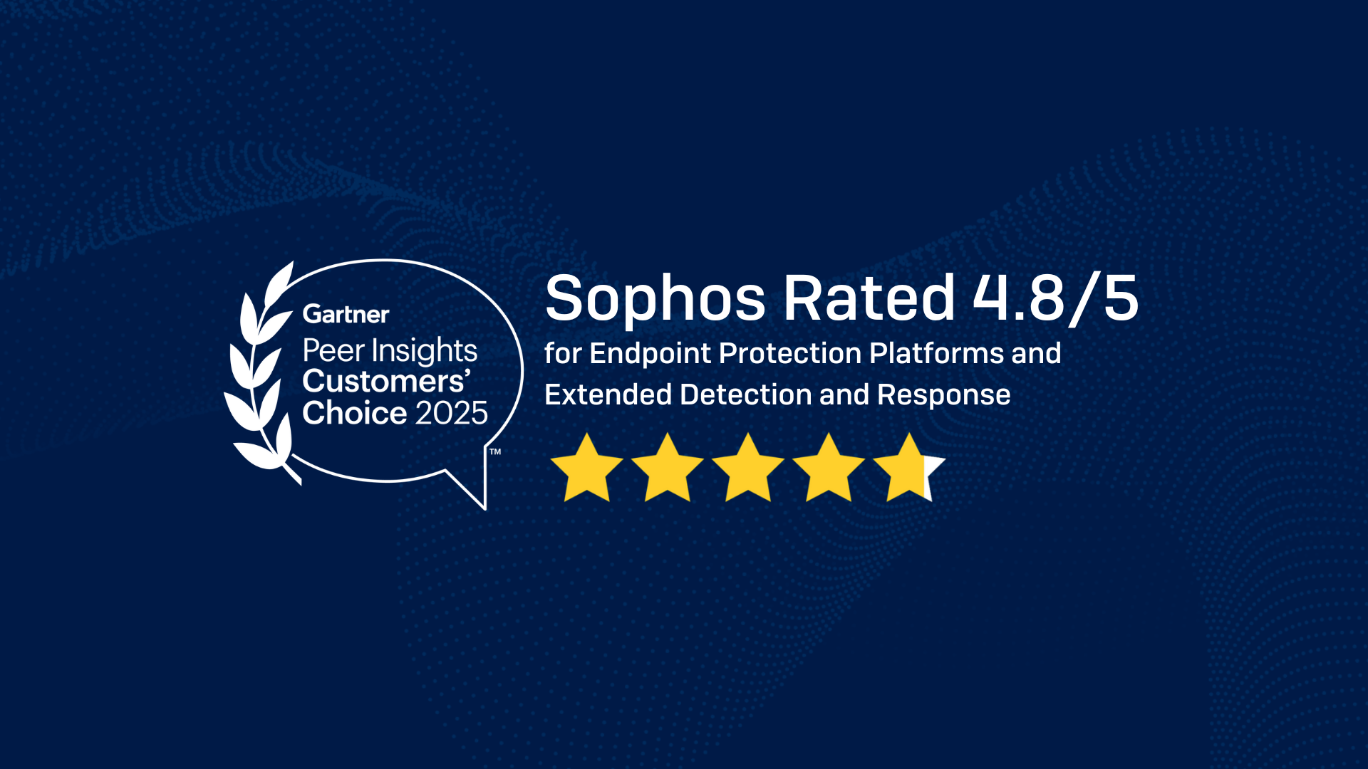 Sophos Named a 2025 Gartner Peer Insights Customers' Choice for Both Endpoint Protection Platforms 